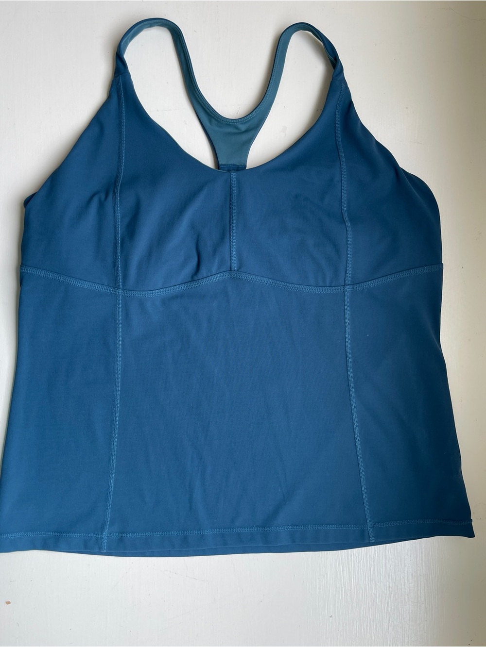 Prana Teal Racerback Sports Tank Top